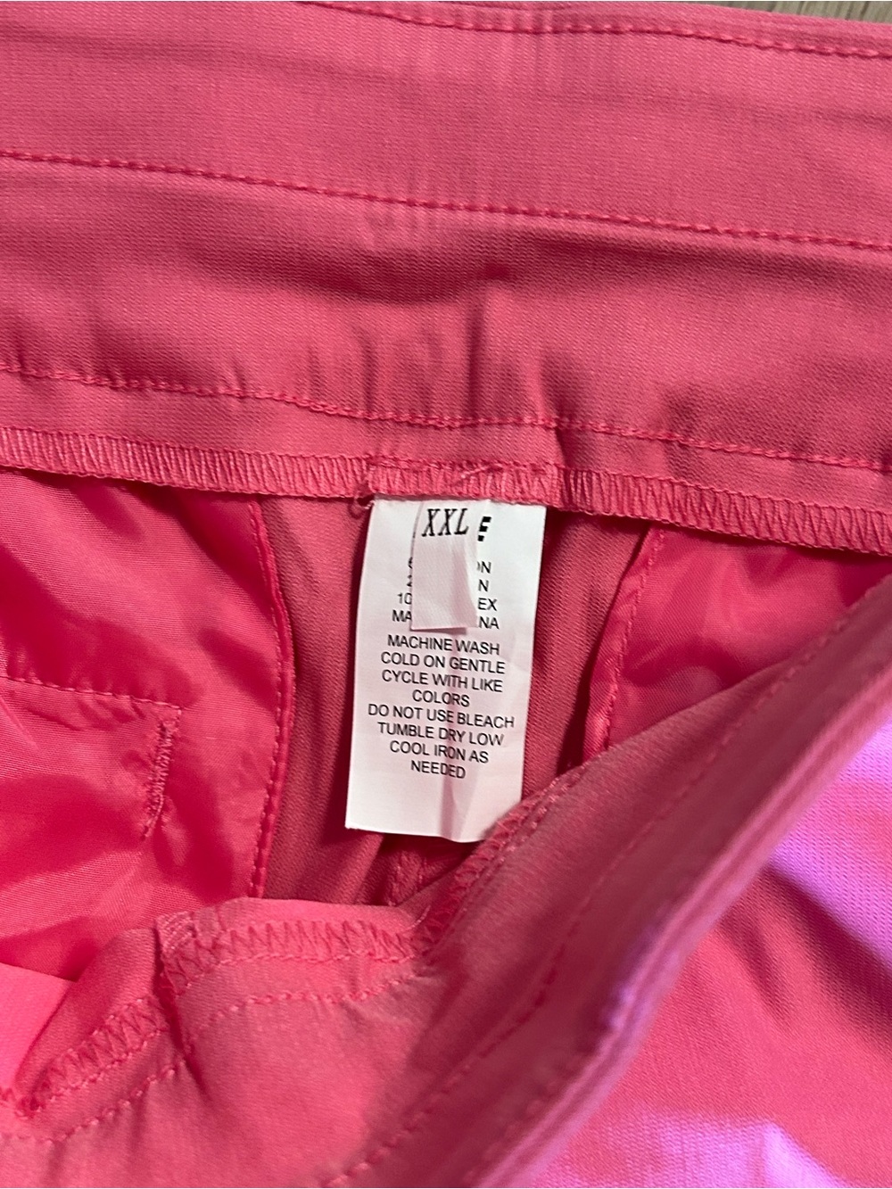 Women’s Pink Stretch Bermuda Shorts - Picture 2 of 3